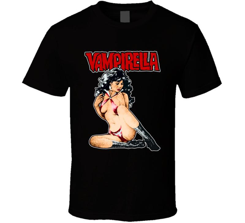 

Vampirella Comic Book Vampire Forrest J Ackerman Unisex T-Shirt S