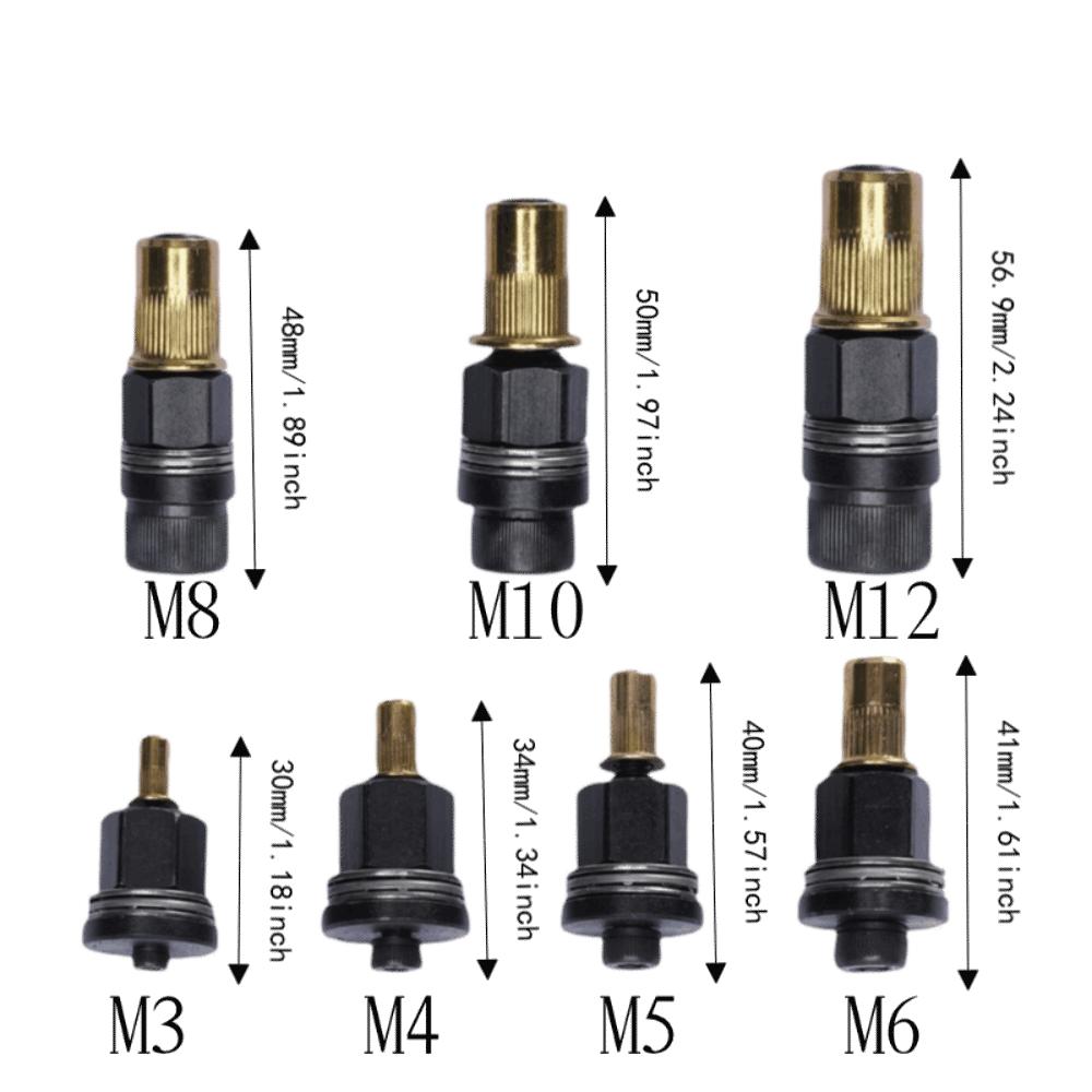 7pcs Manual Operation Rivet Nut Tool Multifunctional Rivet Tool  Automotive Applications