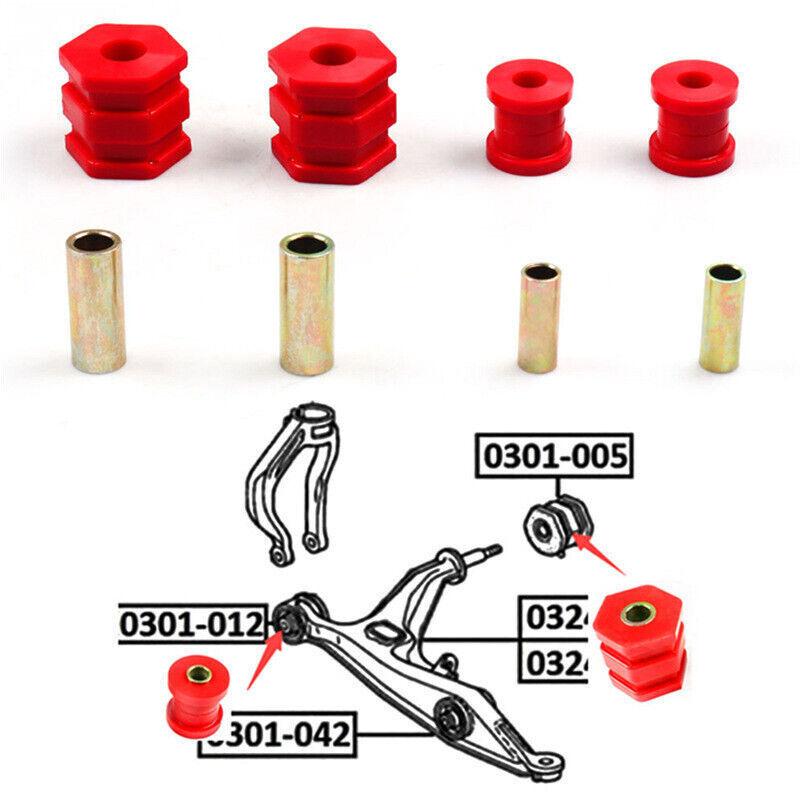 Vervangende Prothane Voorste Draagarm Bussen Kit voor 1996-2000 Honda Civic EK Non Si