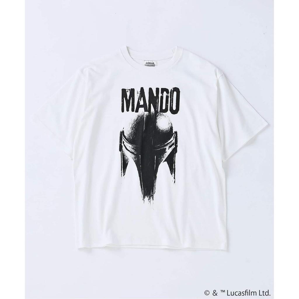 JOURNAL STANDARD STAR WARS Mandalorian Print T-Shirt Tops Cut SewT-Shirt White Beige Green Blue Black