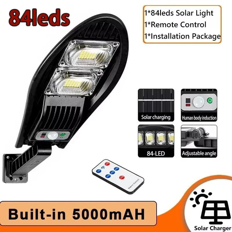 Newest Upgraded 168LED Solar Street Light Outdoor IP65 LED for Garden Wall Lamp Adjustable Angle Solar Lamp Outdoor Lighting Hot