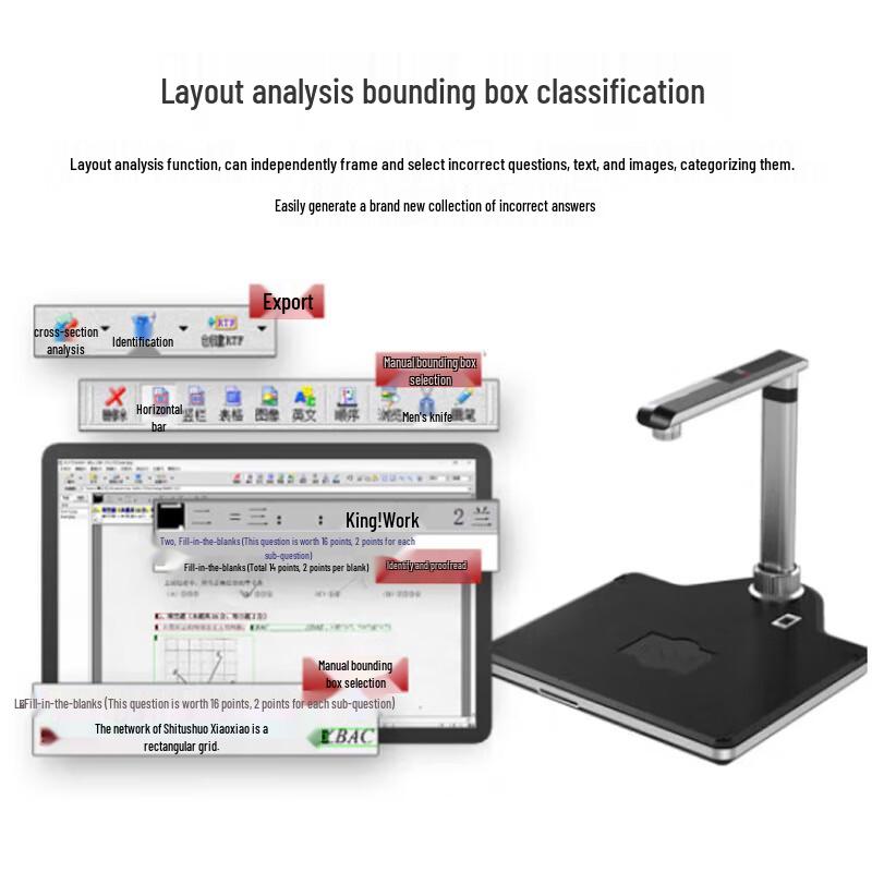 Hanvon 16MP A3 Portable Document Scanner CN Plug (adapter Included)