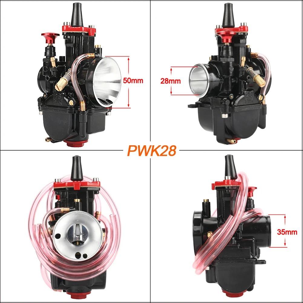 For Mikuni Maikuni PWK 21 24 26 28 30 32 34mm Universal Modification Motorcycle Carburetor With Power Jet