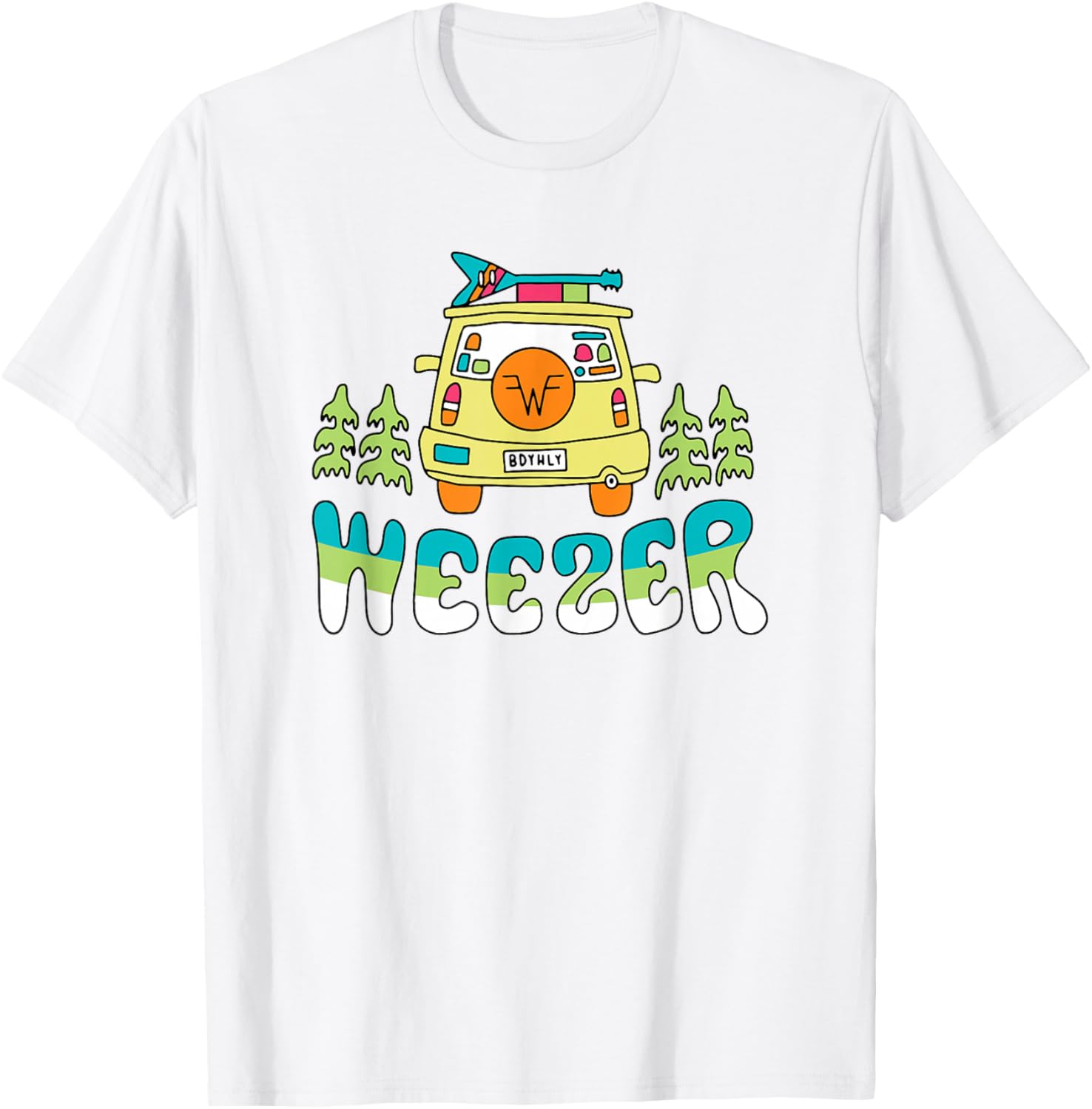 Weezer - Road Trip Unisex T-Shirt XXXXL