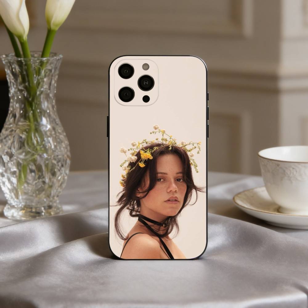 Keckes J-Jenna O-Ortega Schauspielerin Handyhülle Silikon Weich Für IPhone 17pro 16 15 14 13 12 11 X XR Plus Pro Max Plus