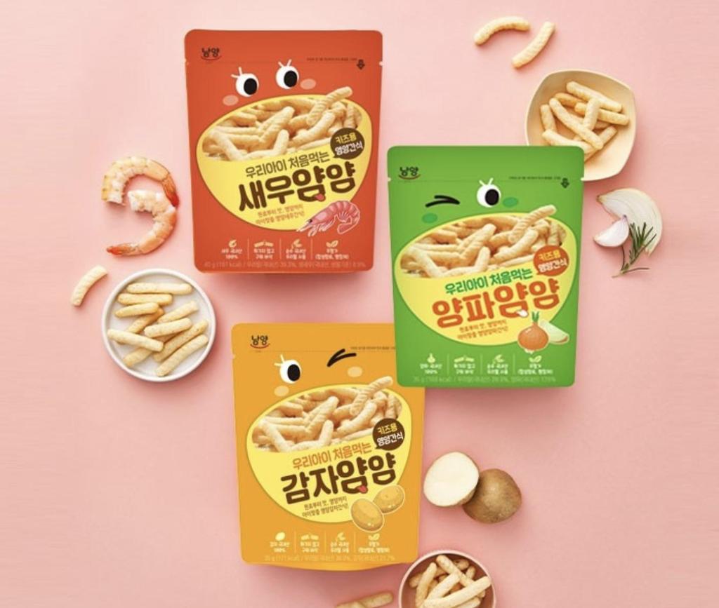 Namyang Mijn Kind's Eerste Yum Yum Snack Zacht Gepoft Vingerfood 40g 2 Pakken