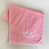 Custom Logo Quick-Dry Embroidered Gym & Bath Towel - Large, Water-Absorbent Sweat Mat