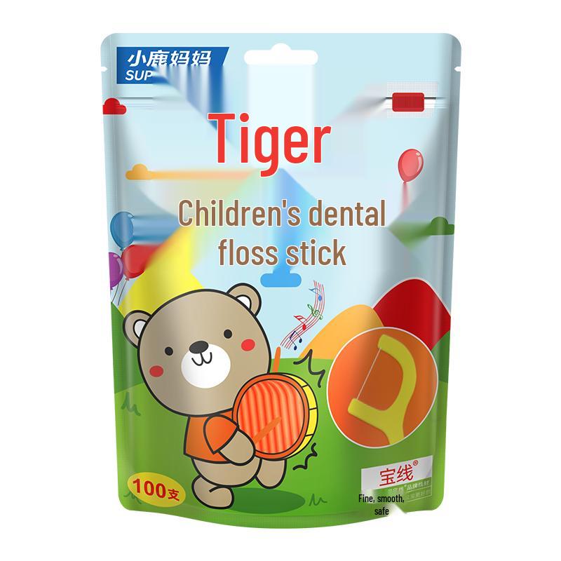Little Deer Mom Children s Dental Floss Picks
