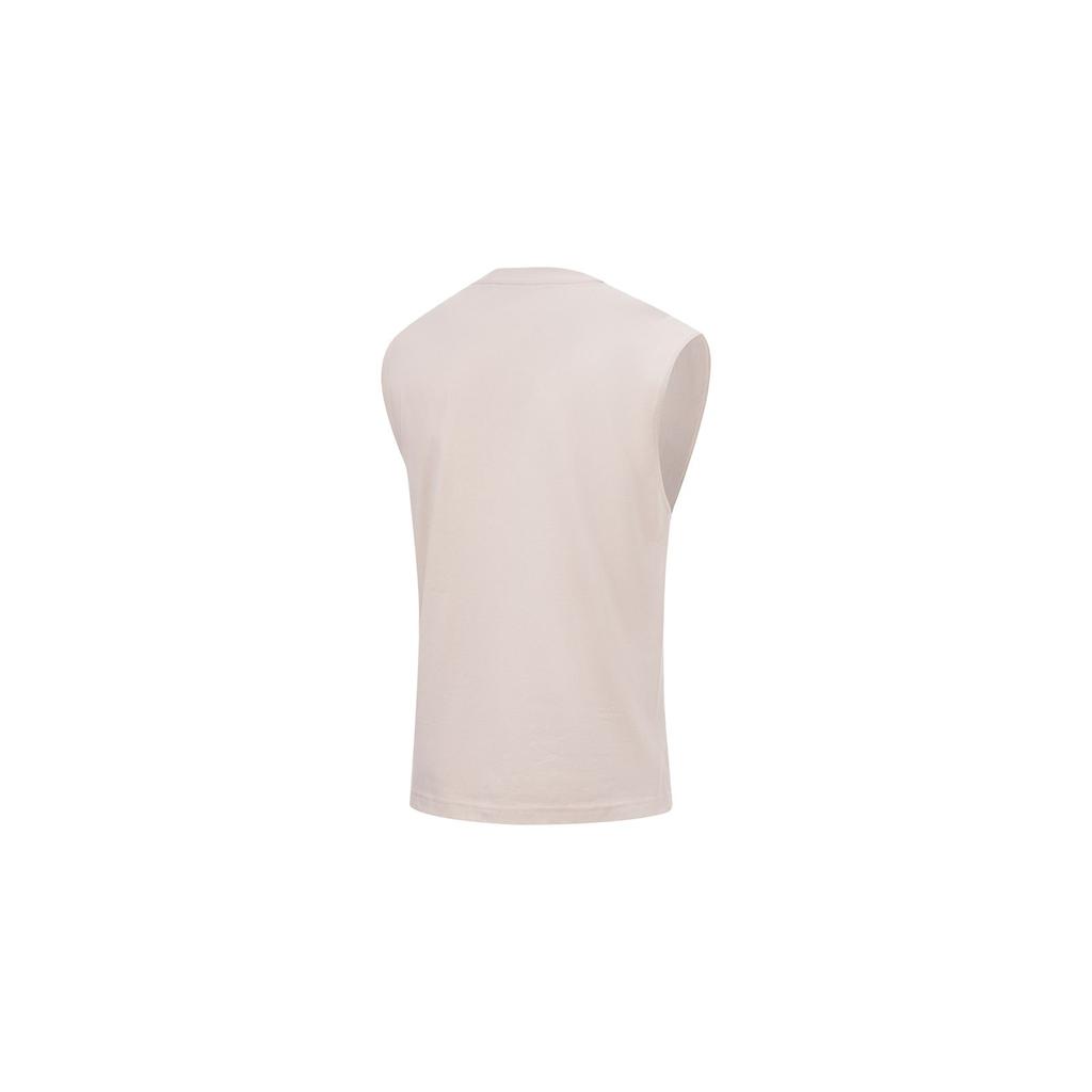 Li Ning Anti-Five Series Letter Moisture-Wicking Tank Top Men Tops Moonlight-Gray AVST033-2