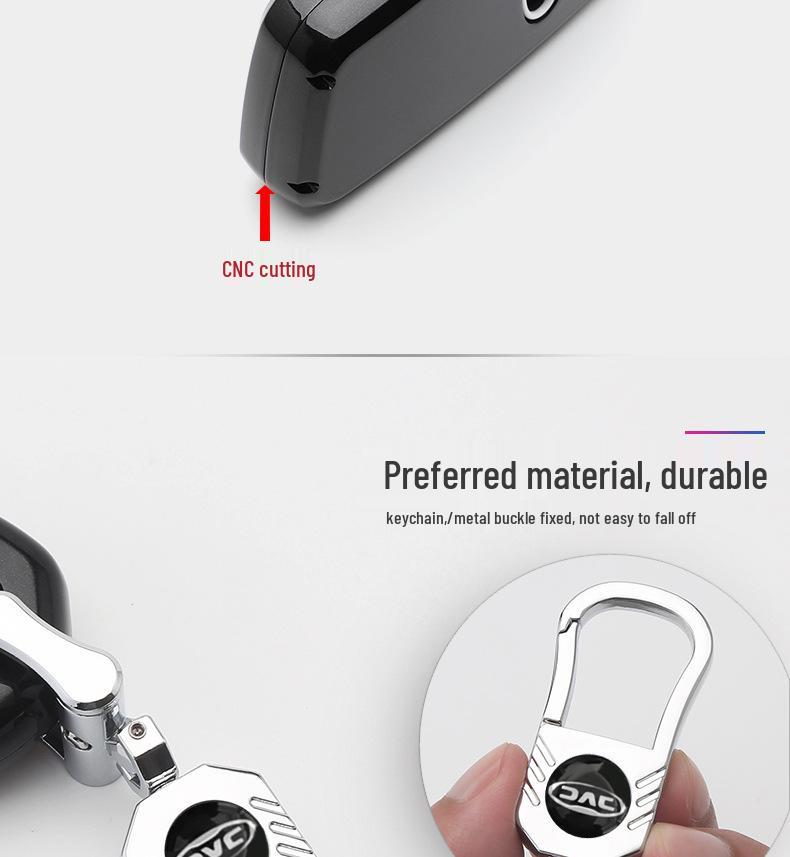 JAC Car Series Key Cover: Fashionable, Personalized Remote Control Shell with Buckle Design