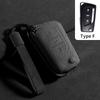 Zamszowe etui na kluczyk samochodowy Osłona skorupa Klamra Do Toyota Corolla Camry Highlander RaV4 Levin Reiz Hilux Akcesoria do breloczka samochodowego