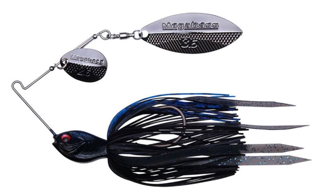 Megabass Спіннербейт SV 3 3/8 унції DW Чорний Синій (3431)