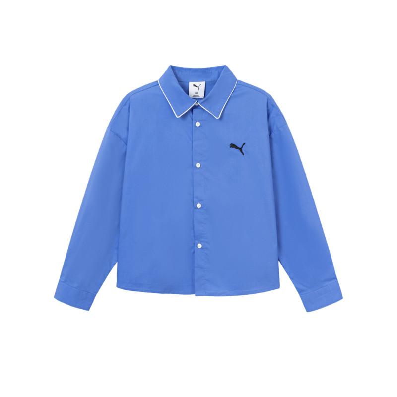 PUMA Kids Casual Shirts Lapel Moderate 353126102001-80401 110