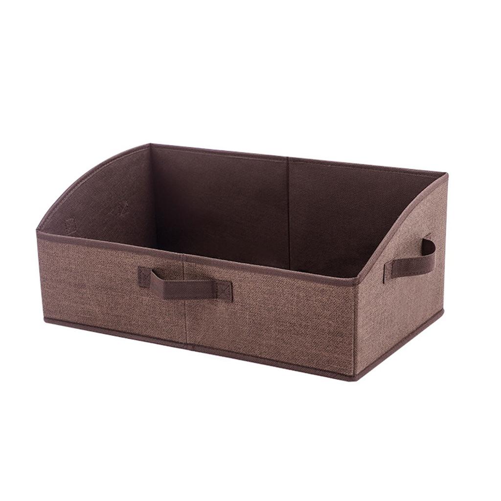 Closet Storage Bins for Shelves Trapezoid Storage Bin Closet Shelf Organizer for Clothes Toy Towel Book Baby Clothing