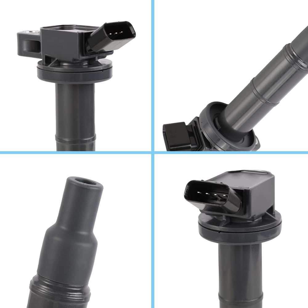 Car Ignition Coils for Toyota Alphard and Estima Set of 4 Durable and Compatible Part Numbers - - - 90919-02243, 90919-02244, 90919-02266