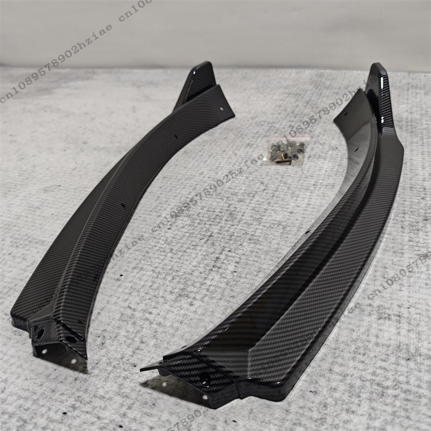 Maxton Style Front Splitter Lip For VW MK6 Golf 6 TSI TDI MPI 2008-2013 Standard Bumper Lip Upgrade Tuning Black Accessories ABS