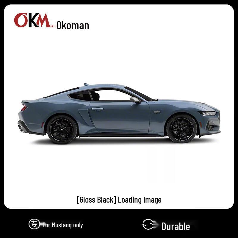 Ford Mustang 2024 Boczne Wloty Powietrza Mod & Naklejka na Tylny Spoiler S650