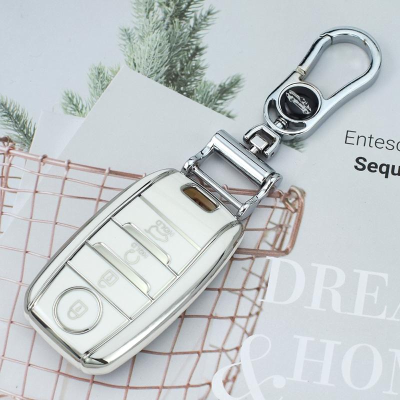 3Buttons TPU Car Key Cover Case Holder For Kia KX3 KX5 K3S RIO Ceed Cerato Auto Shell Fob For Kia Optima Sorento Niro Soul