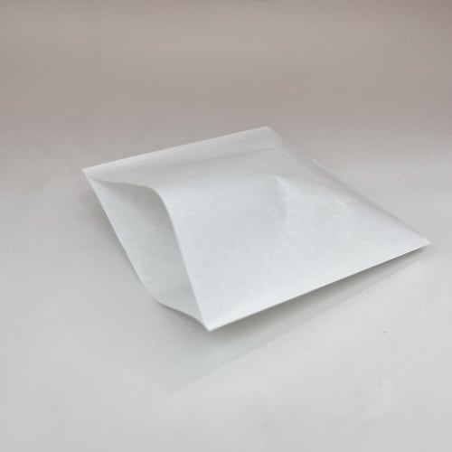Greaseproof Paper Bags, U-shaped, 15cm X 15cm, White, 200 Bags / for Croquettes, Fried Chicken, Curry Bread, Taiyaki, Macarons, Hamburgers