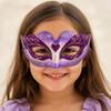 Half Face Kids Party Mask Multiple Colors Children Costume Mask Festive Half Face Mask  Party