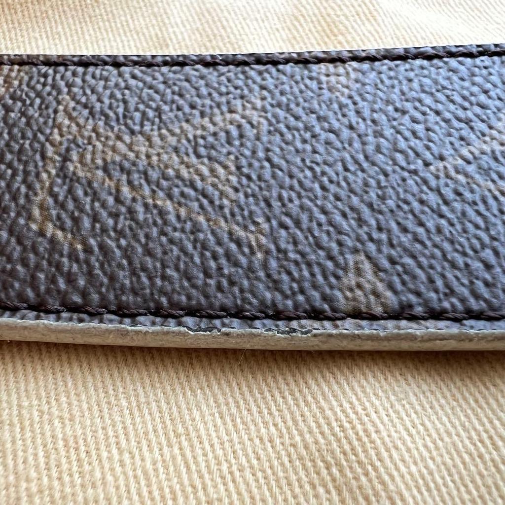 Used LOUIS VUITTON Shoulder Strap Monogram x Pink Non-adjustable