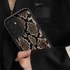 Snake Skin Pattern Phone Cover Case for Samsung Galaxy A16 A15 A12 A13 A51 A73 A53 A54 A34 A71 A72 A35 A36 A26 A32 A23 A56