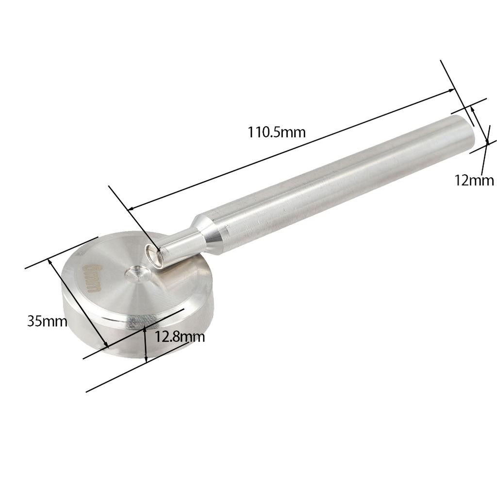 Komplette Installationsarbeiten Leder DIY Werkzeug Doppelkopfnieten Werkzeug Verschiedene Öffnungen Einfach zu bedienendes Installationstool