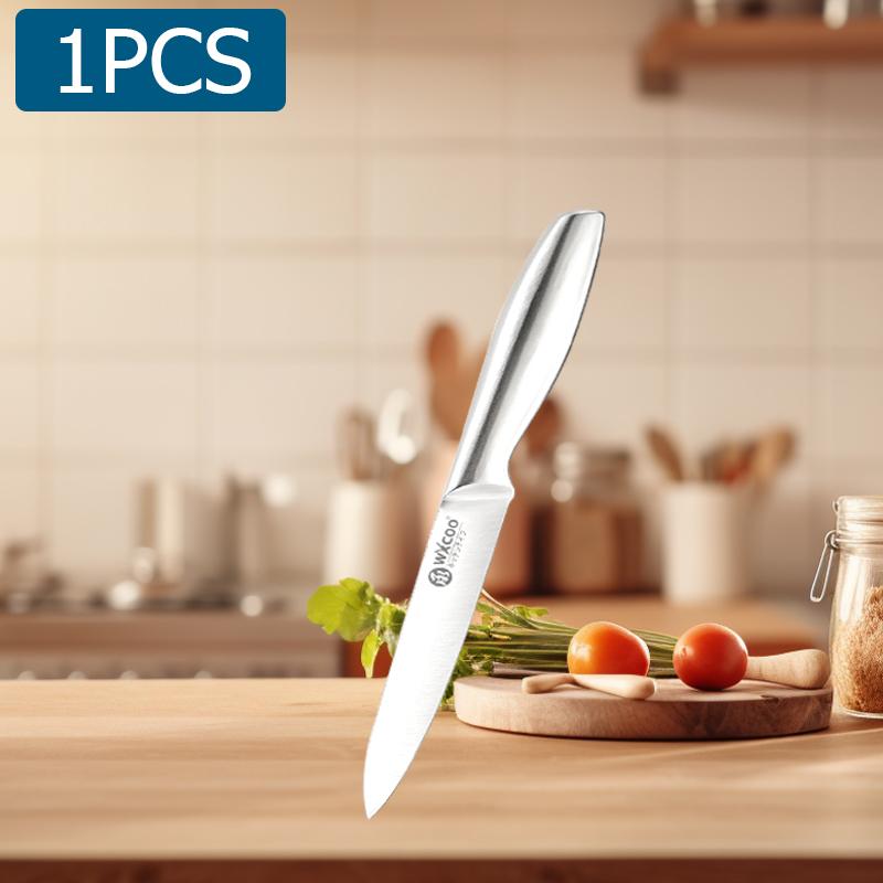 WXCOO Professional Japanese Knife Kitchen Knife for Cooking Ergonomic Handle 7Inch Fruit Cutter Santoku Knives Kitchen Supplies