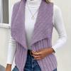 Autumn and winter new fashionable casual simple sleeveless versatile vest jacket for women
