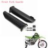 Motorcycle Front Fork Leg Guards Sliders Body and Frame Protection Cover 140cc 160cc Pitbike Black Universal