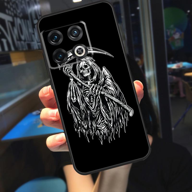 Grim Reaper Skull Skeleton Case For OnePlus 10 9 Pro 8T 9RT 10T Ace OnePlus Nord N10 N20 N100 N200 2T CE 2 Lite Cover
