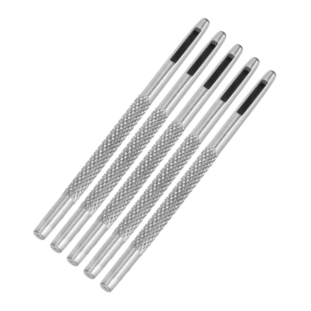 20Pcs Leather Hole Punch Carbon Steel Chromeplated Assorted Sizes Leather Punch Tool for Watch Band Belt Craft