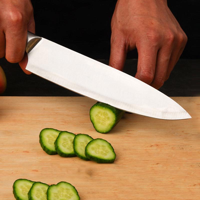 2pcs Stainless Steel Kitchen Knife Slicing Knife Fruit Paring Knife Multi-purpose Knife