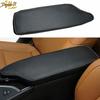 Black Leather Car Armrest Box Protector Cover For Lexus UX200 250h -