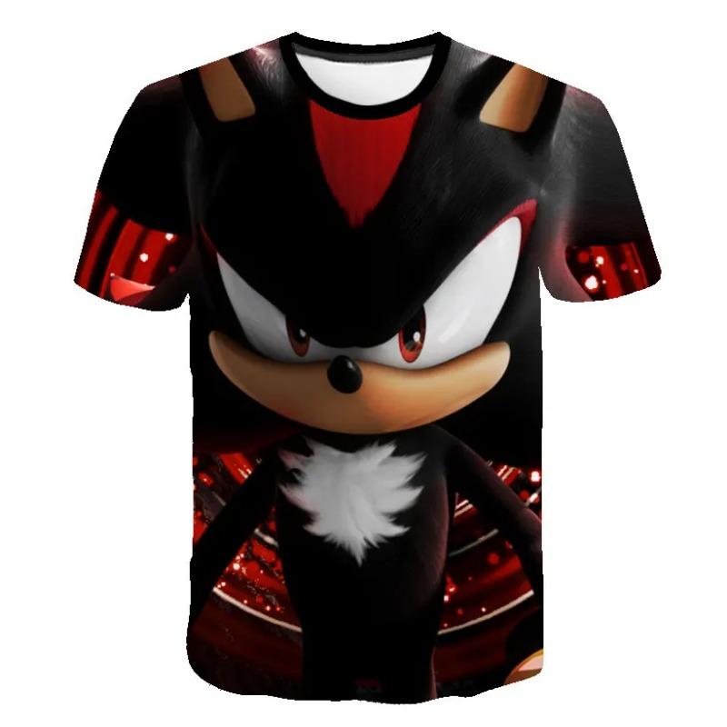Boys 3D Printing Clothes Cartoon T shirt Kids Clothing Cartoon Game Boy Summer Children T-shirt Tops