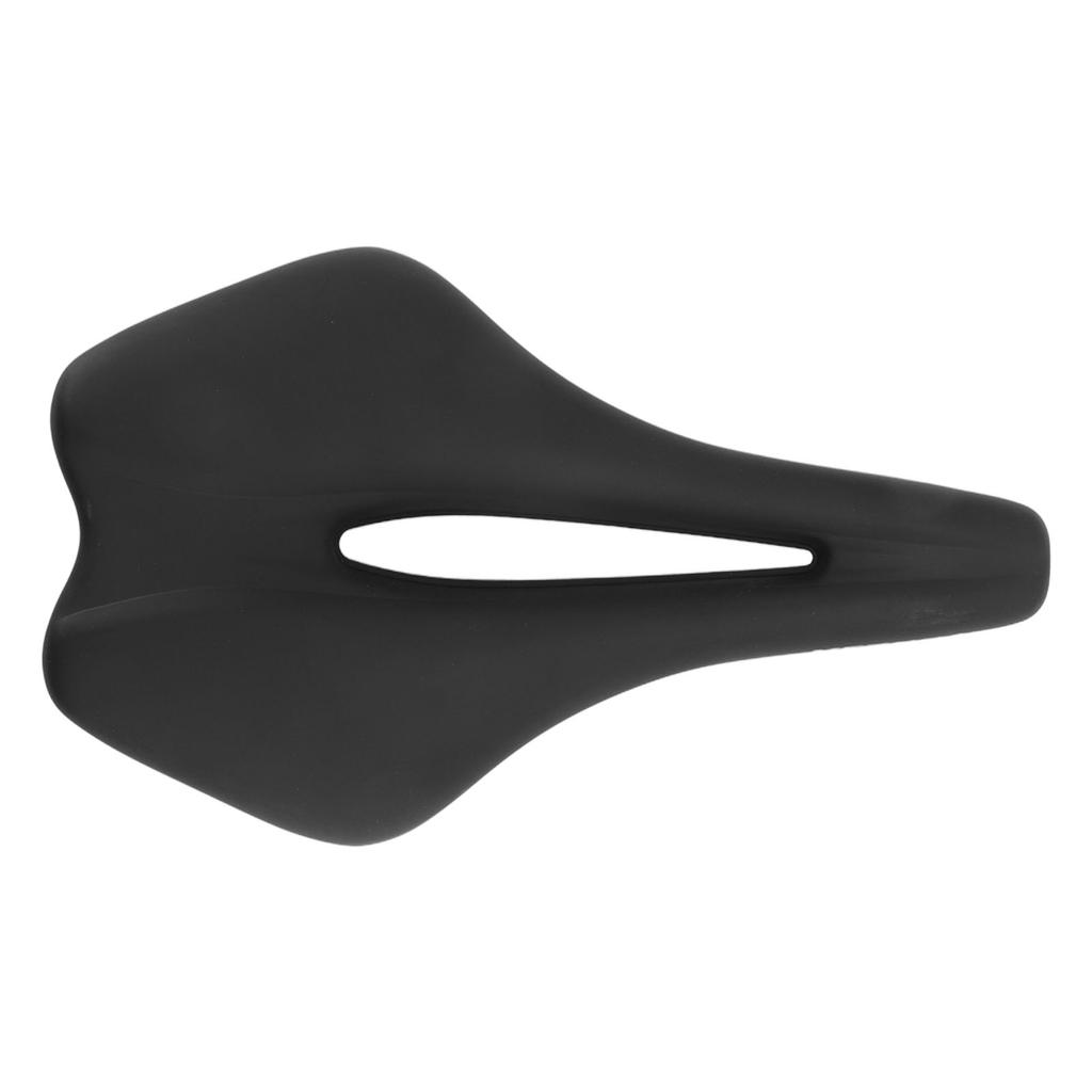Bike Saddle Shock Absorption PU Leather Middle Hollow Breathable Lightweight Racing Cycling Saddle