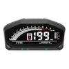 Universelles Motorrad Digitaler Kilometerzähler LCD Tacho Armaturenbrett Messgerät Drehzahlmesser