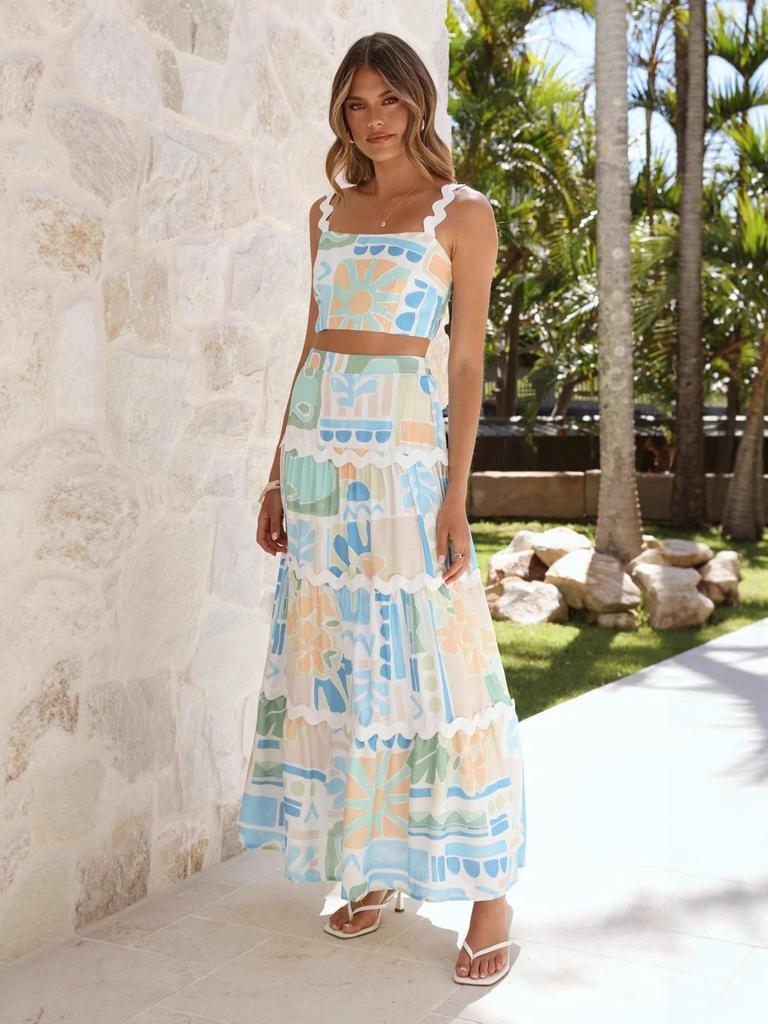 2025 Casual Fashion Lace Temperament Linen Suit Dress