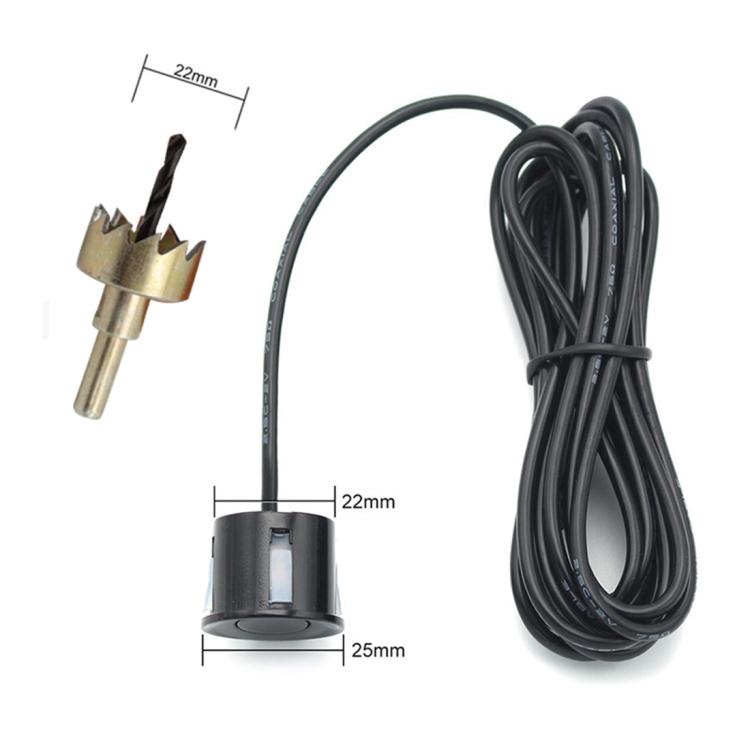 PZ-300-8 Auto-Parkplatz-Rückfahr-Summer LED-Monitor Parkwarnsystem mit 4*7m Frontsensoren und 4*2.5m Hecksensoren