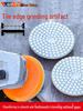 Integrated Angle Grinder Disc for Dry Polishing & Trimming Marble, Stone, Tile, and Rock Slabs