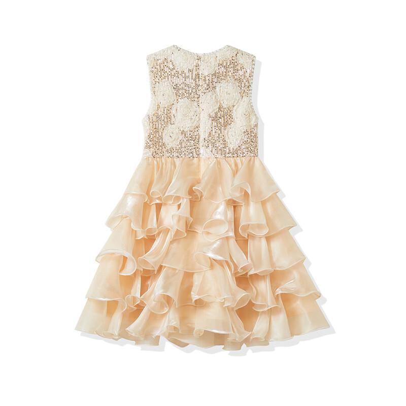 ASK JUNIOR Girls' Summer Sleeveless Princess Dress