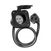 NEMA 5-15 American Standard Waterproof RV Extension Cord with Square Plug