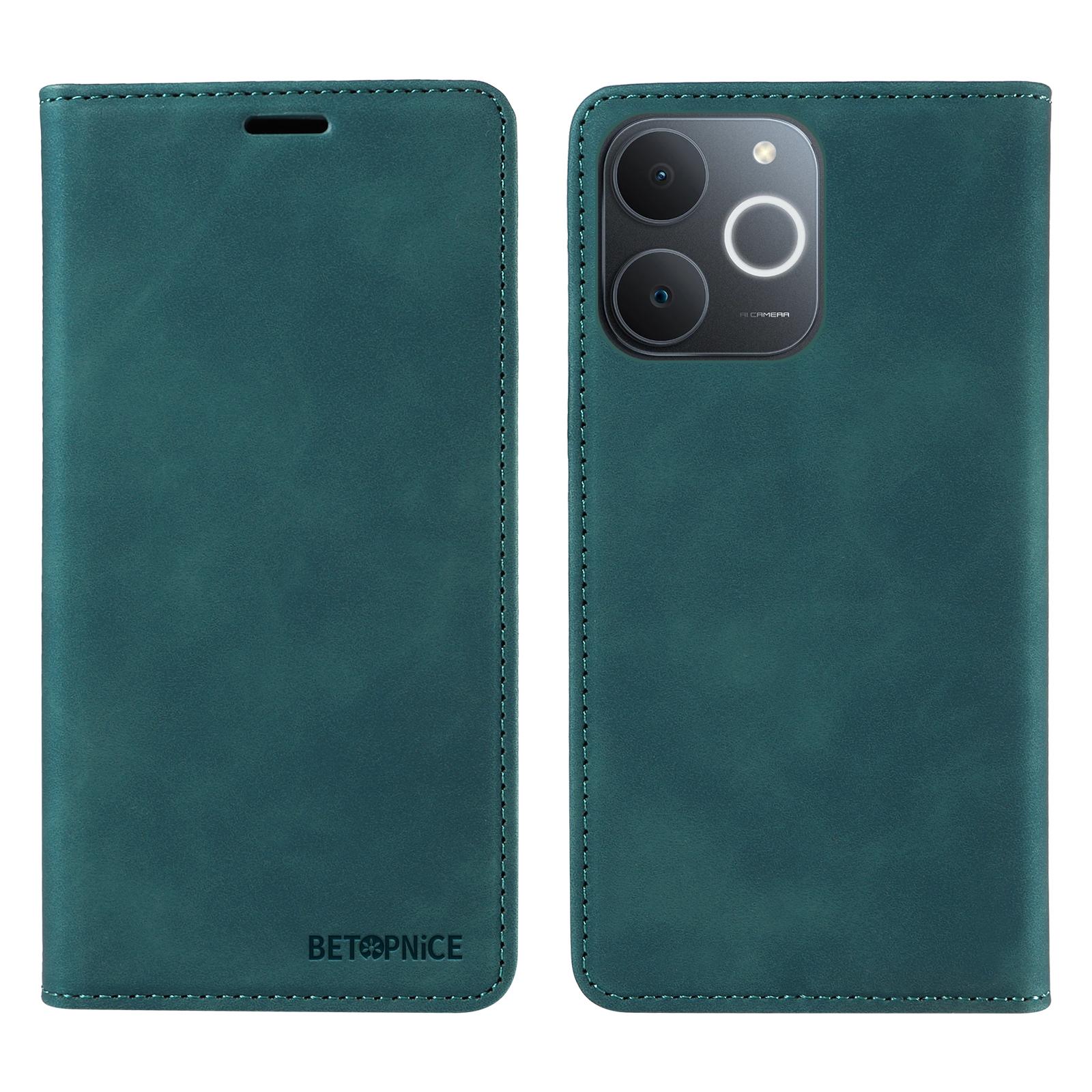

Для Realme C71 4G (Індія) Чохол BETOPNICE Магнітна застібка Гаманець з RFID-захистом Підставка Шкіряний чохол для телефону