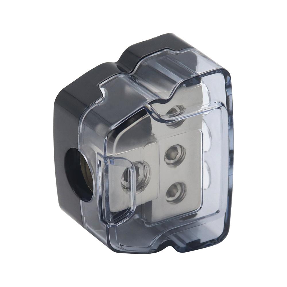 3 Way Distribution Block Car Audio Power Wire Splitter  0 Gauge in  4 Gauge Out