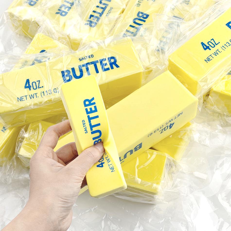 Butter Stick Squishy Toy Slow Rising Squeeze Toy Butter Bar Brick Squishy Fidget Toy Anti Stress Release Hand Relax Toy Gift