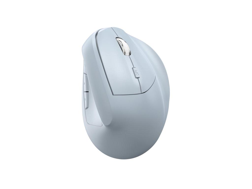 Ergonomic Vertical Wireless Rechargeable Bluetooth Mouse - Silent Dual Mode for Notebook