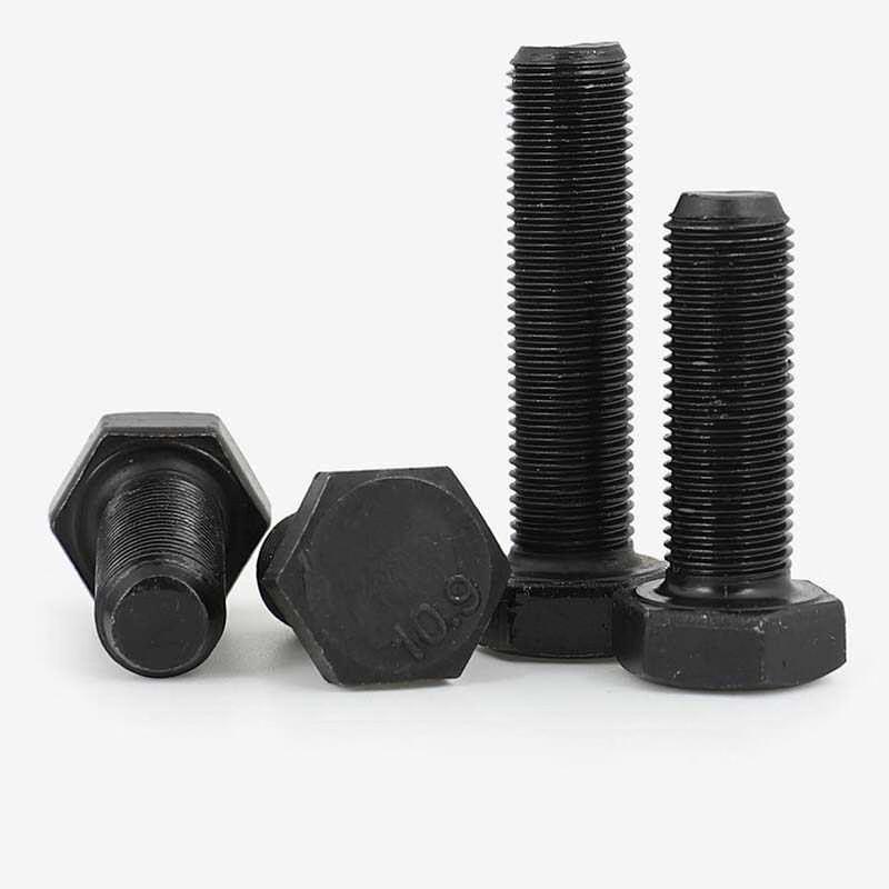 8.8 Grade Blackened Full Thread Hex Head Bolt