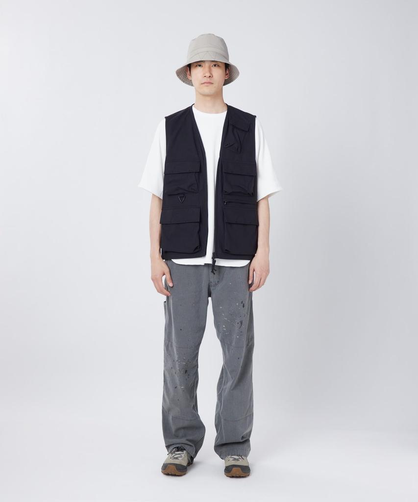 Snow Peak TAKIBI Herringbone Vest BLACK M VT-26SU003 (Men's/Women's Vest)