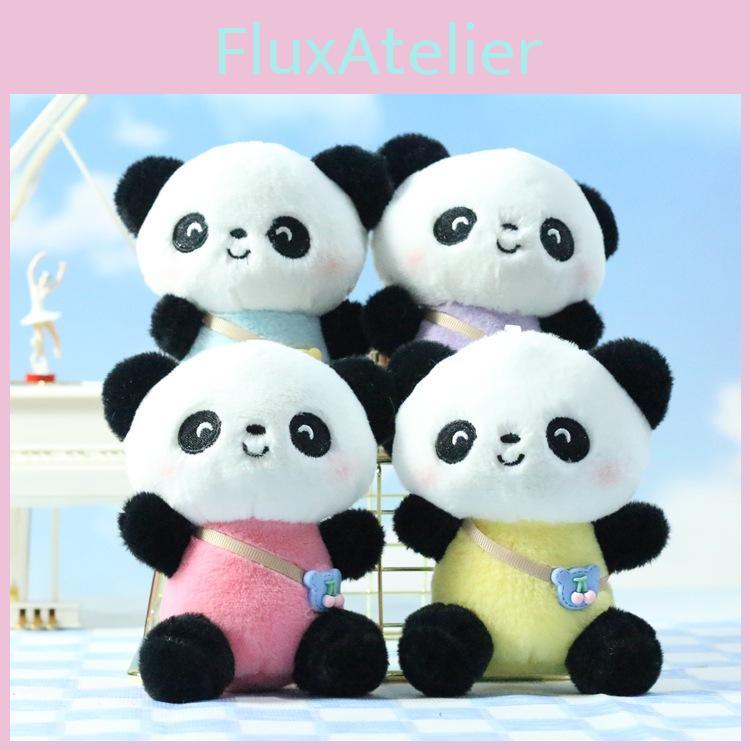 Charming Plush Panda Doll Keychain Cute Animal Pendant For Bags And Accessories