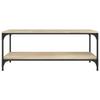 VidaXL Coffee Table Sonoma Oak 80x50x40 Cm Engineered Wood 819368